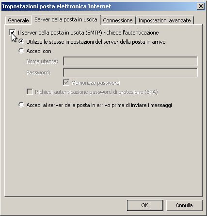 Server della posta in uscita