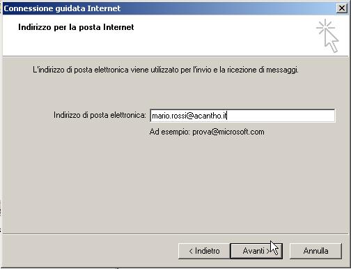 Indirizzo di Internet Explorer